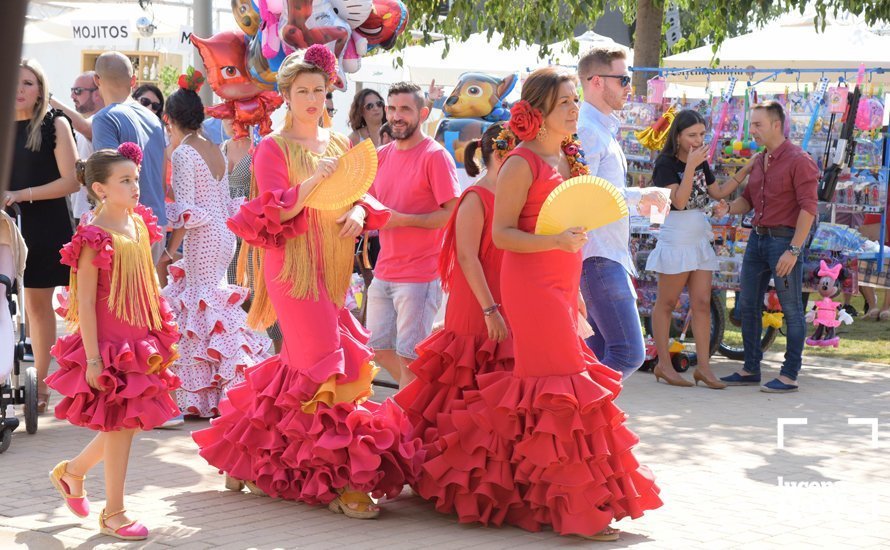 Traje Palenciana Flores Flamenca