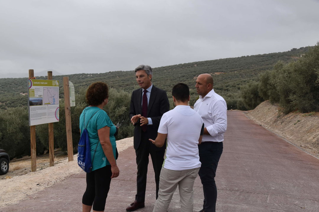 Recepción del Camino del  Pamplinar en Rute