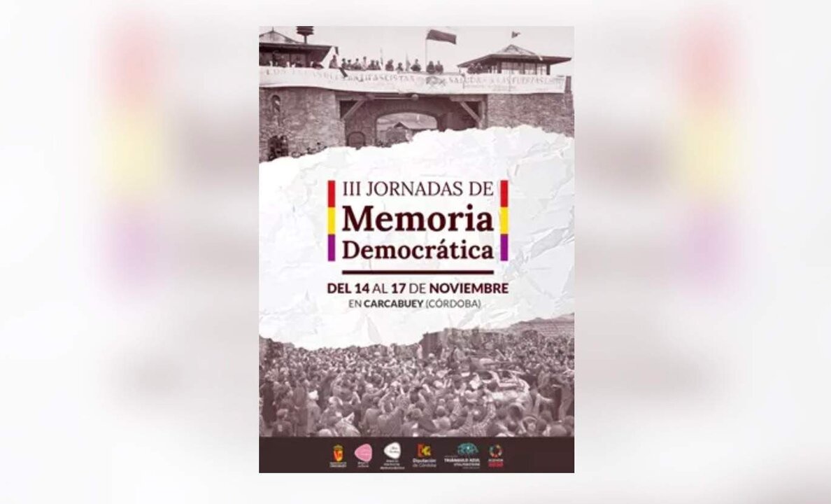 Cartel III Jornadas Memoria Democrática Carcabuey