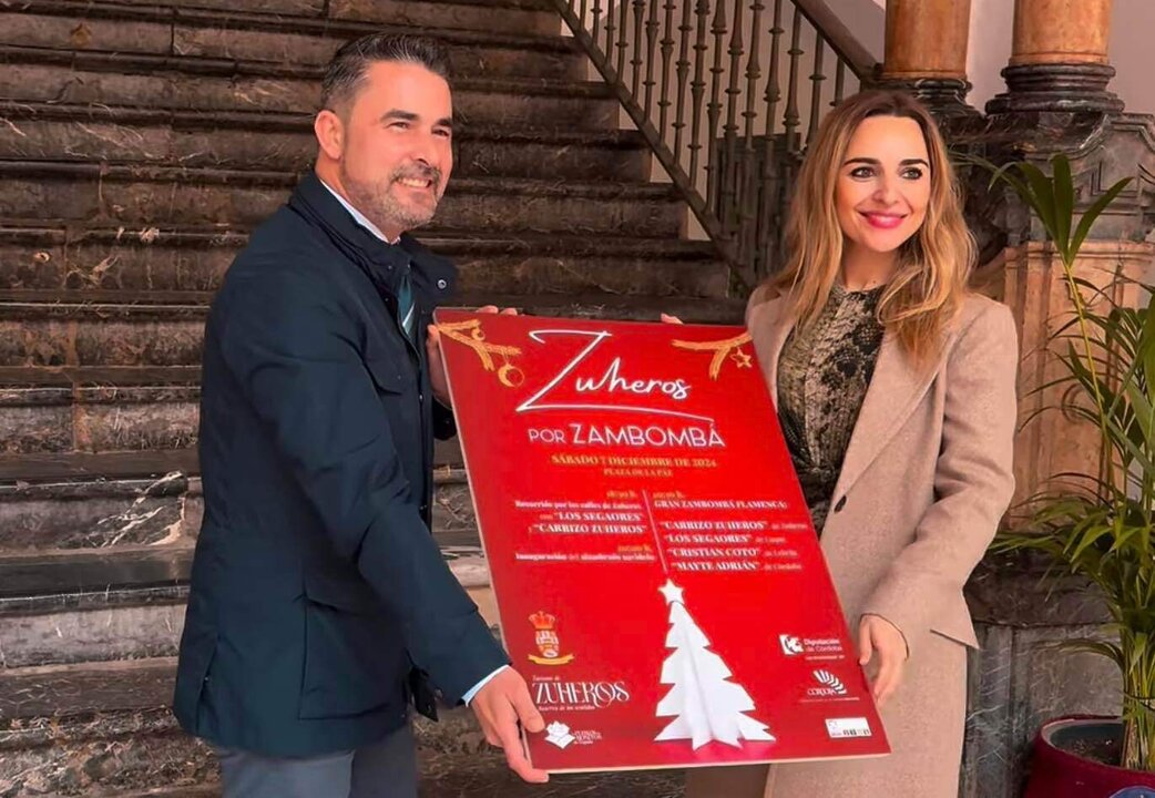 Presentación de la Zambombá de Zuheros en el Palacio de la Merced, sede de Diputación de Córdoba