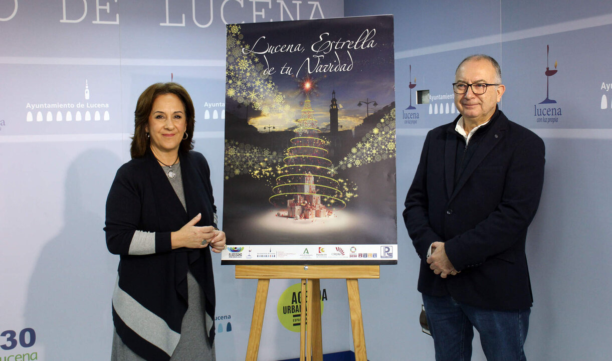 Presentación del cartel de Navidad de Lucena