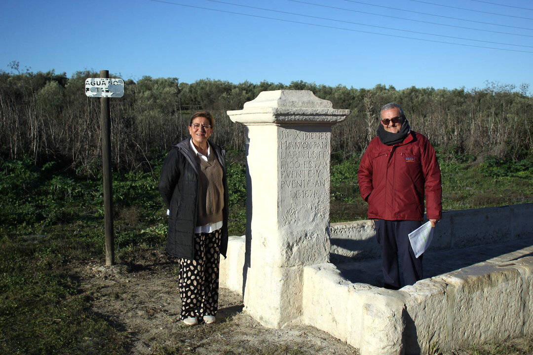 pilar de la fuente del Cortijo Grande del Duque