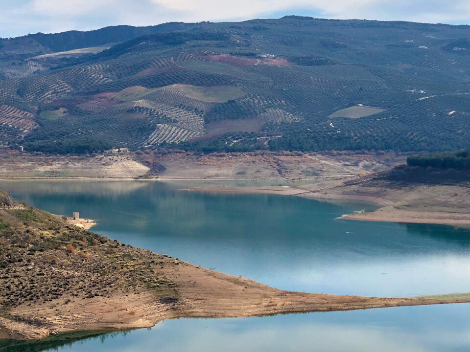 Pantano de Iznájar (enero 2025)