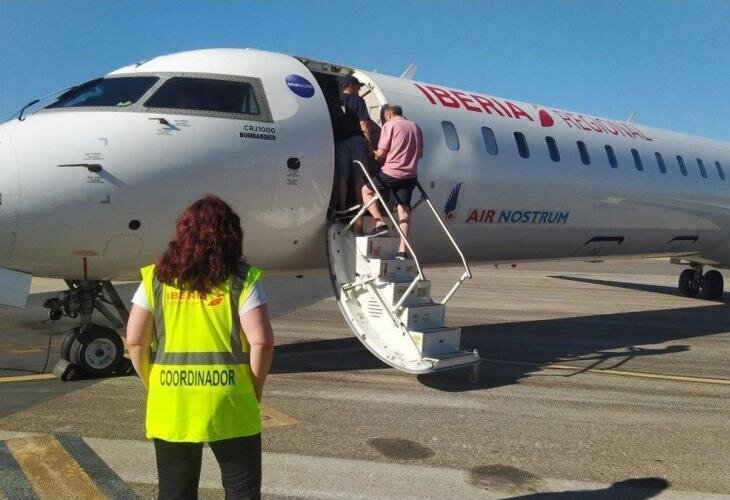 La compañía aérea Air Nostrum en el aeropuerto de Córdoba