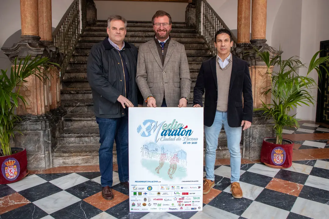 Presentación de la Media Maratón Ciudad de Lucena en la sede de la Diputación de Córdoba