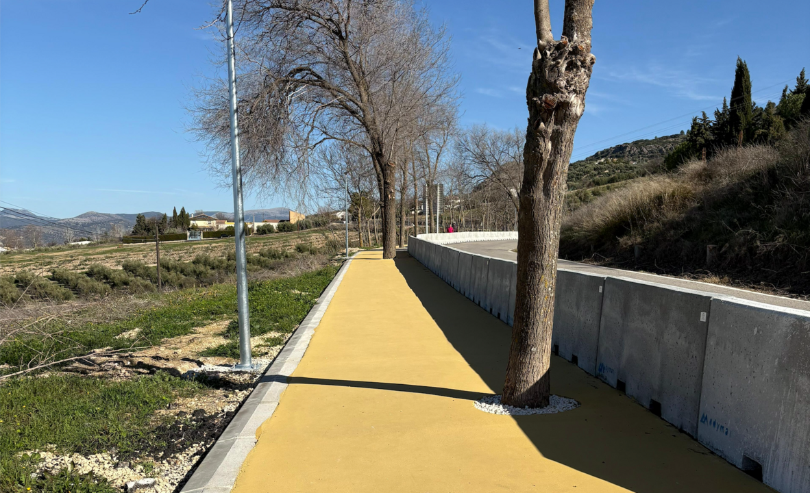 Primera fase del sendero de La Molina, en Rute