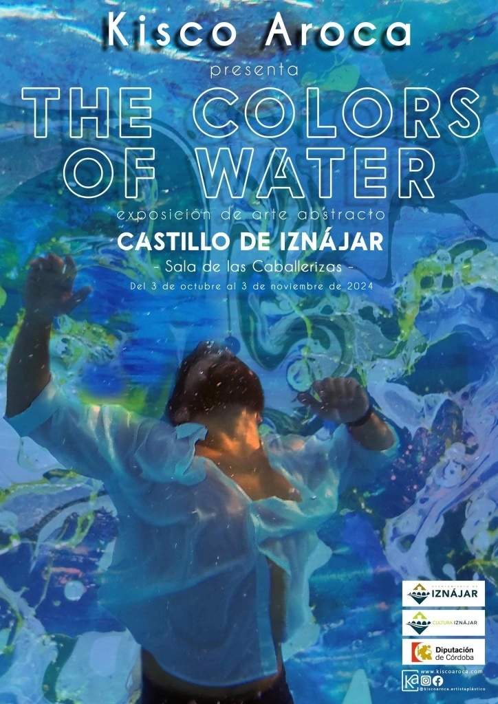 Cartel exposición "The Colors of Water"